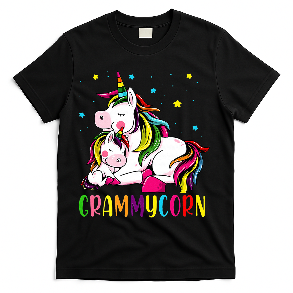 Womens Funny Grammycorn Unicorn Costume Grammy Mom Mother's Day T-Shirt