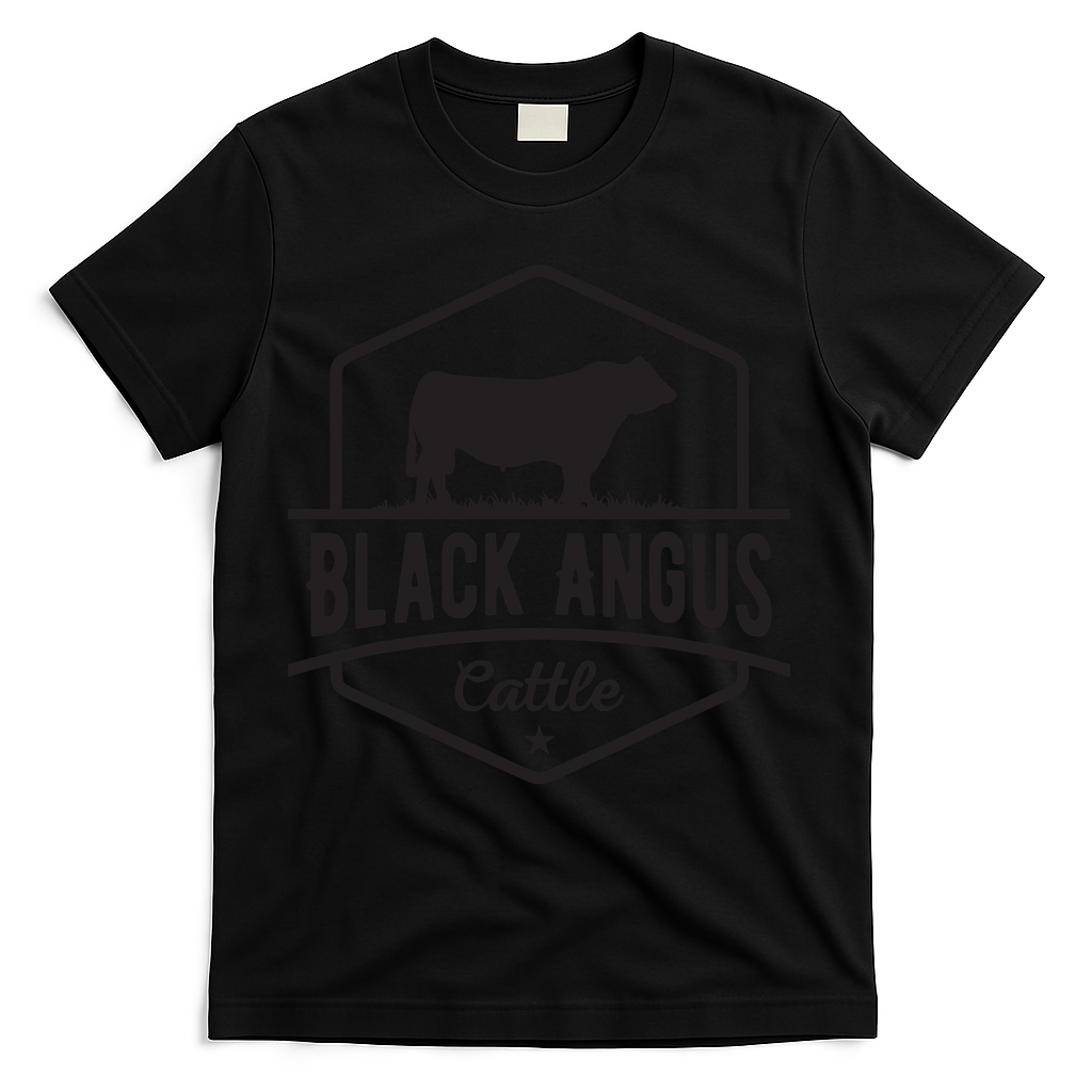 Cow Farmer Black Angus Cattle T-Shirt
