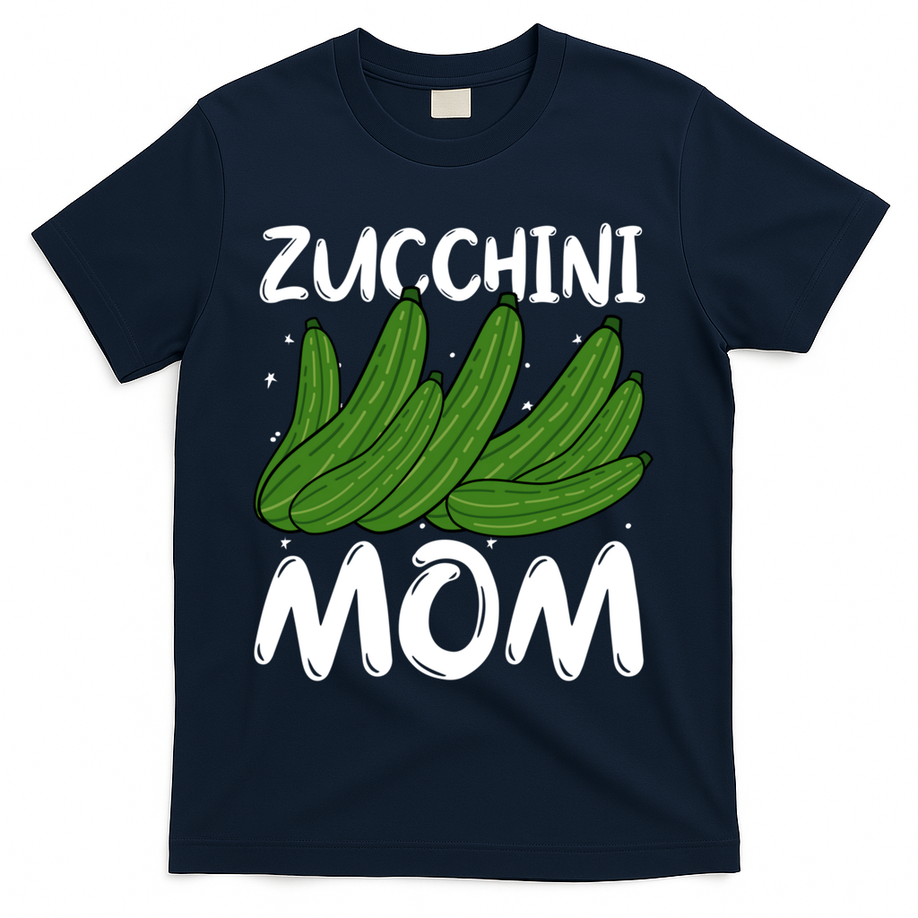 Funny Zucchini Mom Vegetable Mothers' Day Gardener Lover Gift T-Shirt