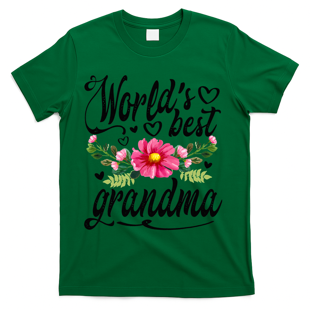 World's Best Grandma Mother's Day Gift T-Shirt