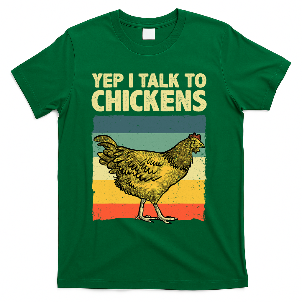 Funny Chicken Art Poultry Chicken Farmer T-Shirt