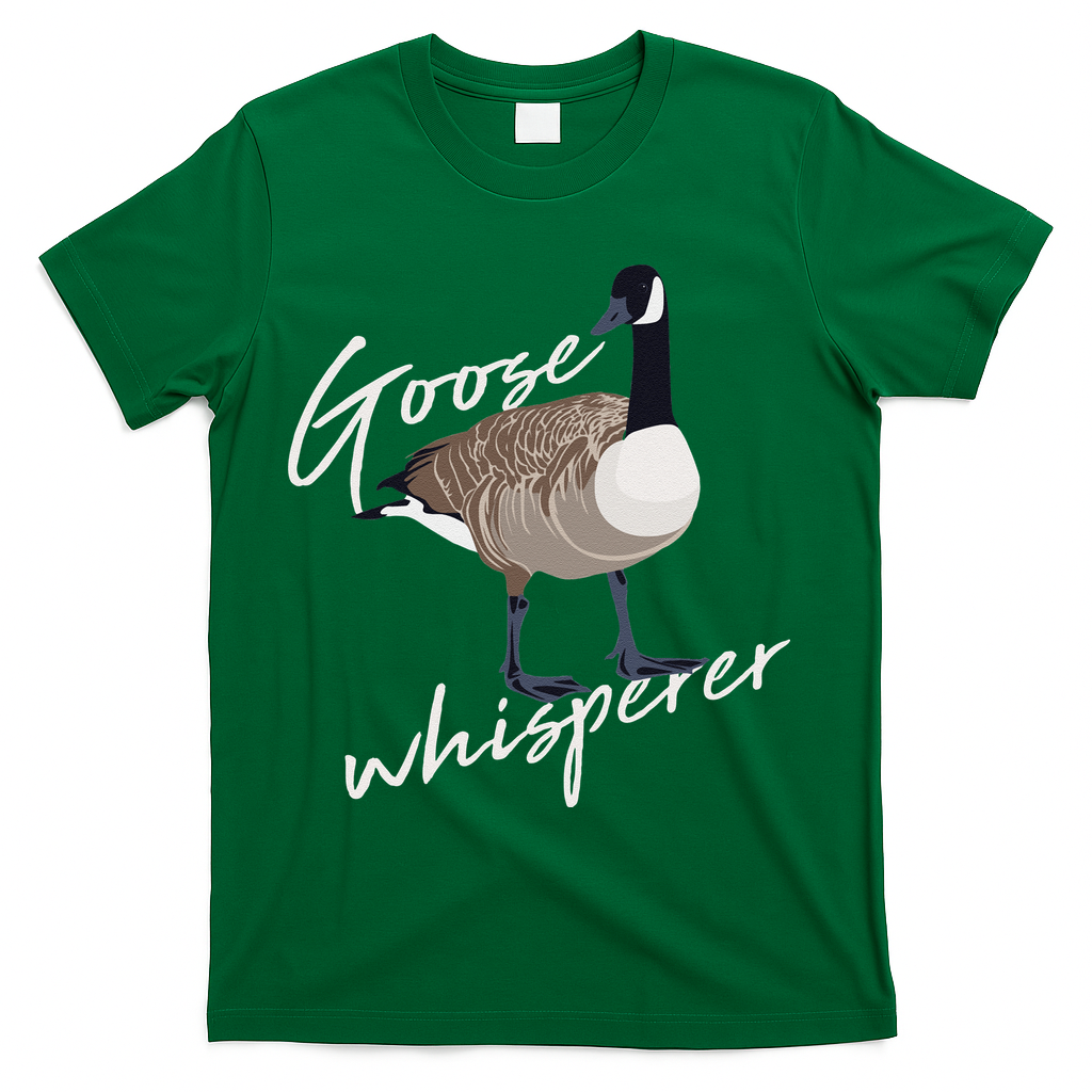 Canadian Goose Whisperer Funny Cute Bird Hunter Gift Animal T-Shirt
