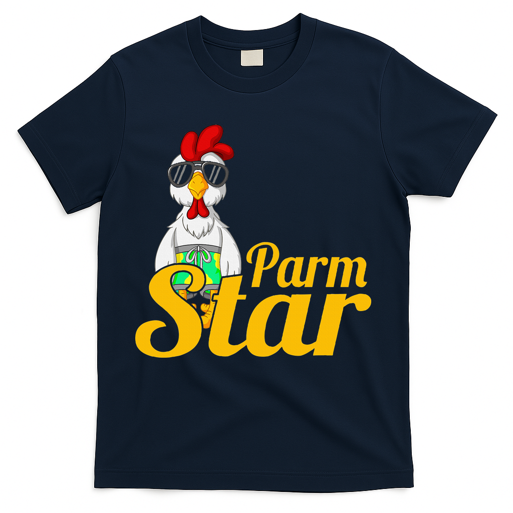 Parmstar Funny Chicken Parm Parmigiana T-Shirt