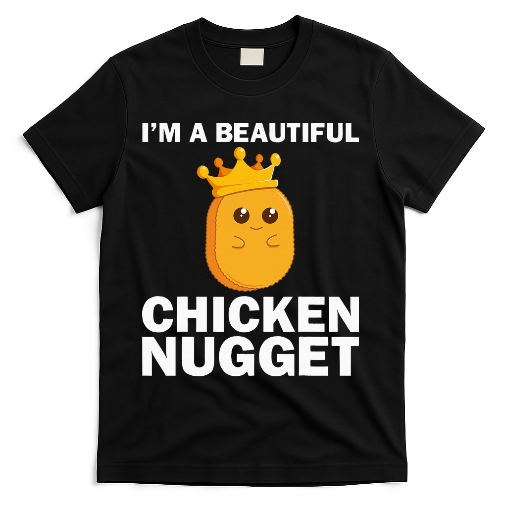 Cute Chicken Nugget Art Chicken Nugget Lover T-Shirt