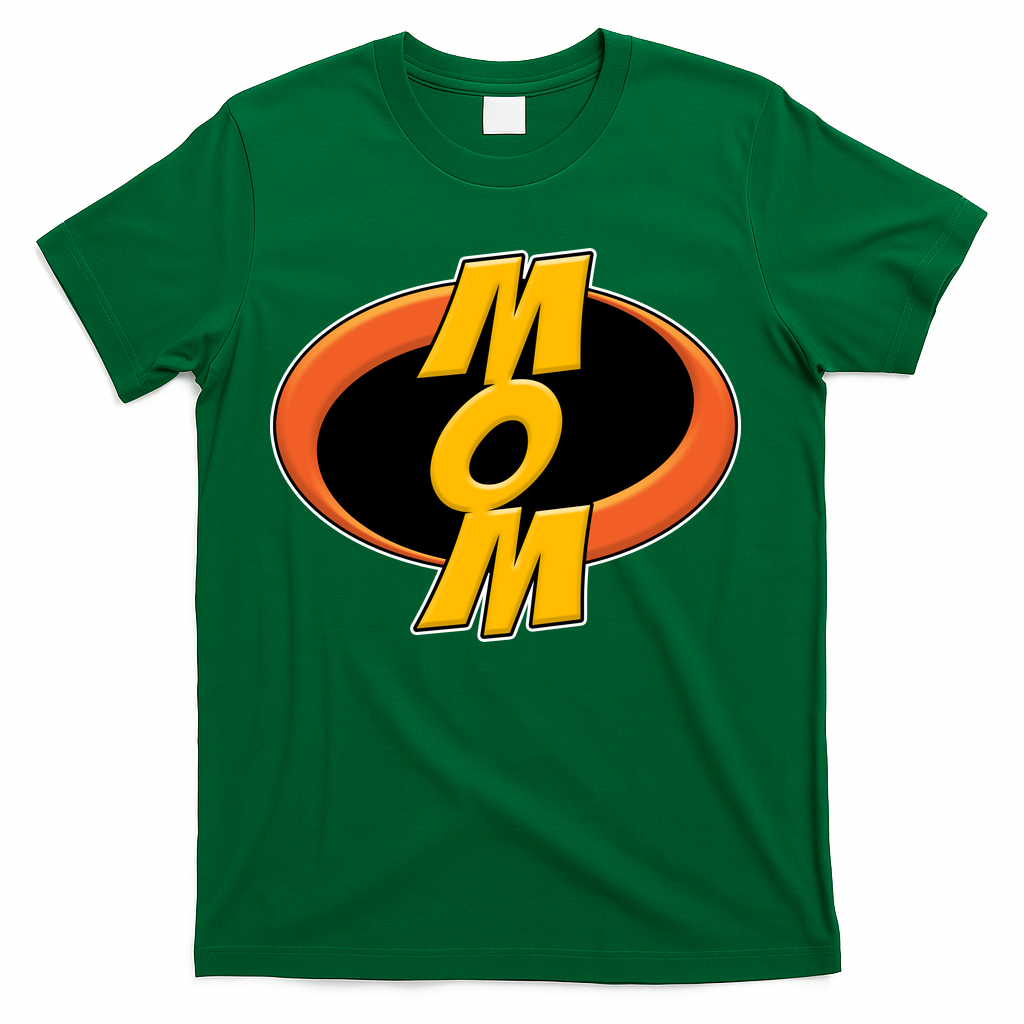 Incredible Mom Family Superhero T-Shirt