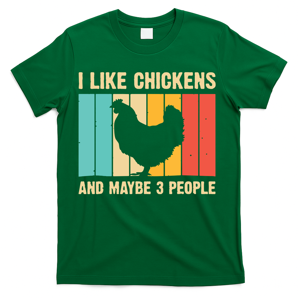 Funny Chicken Design Chicken Lover Men Women Farmers Life T-Shirt