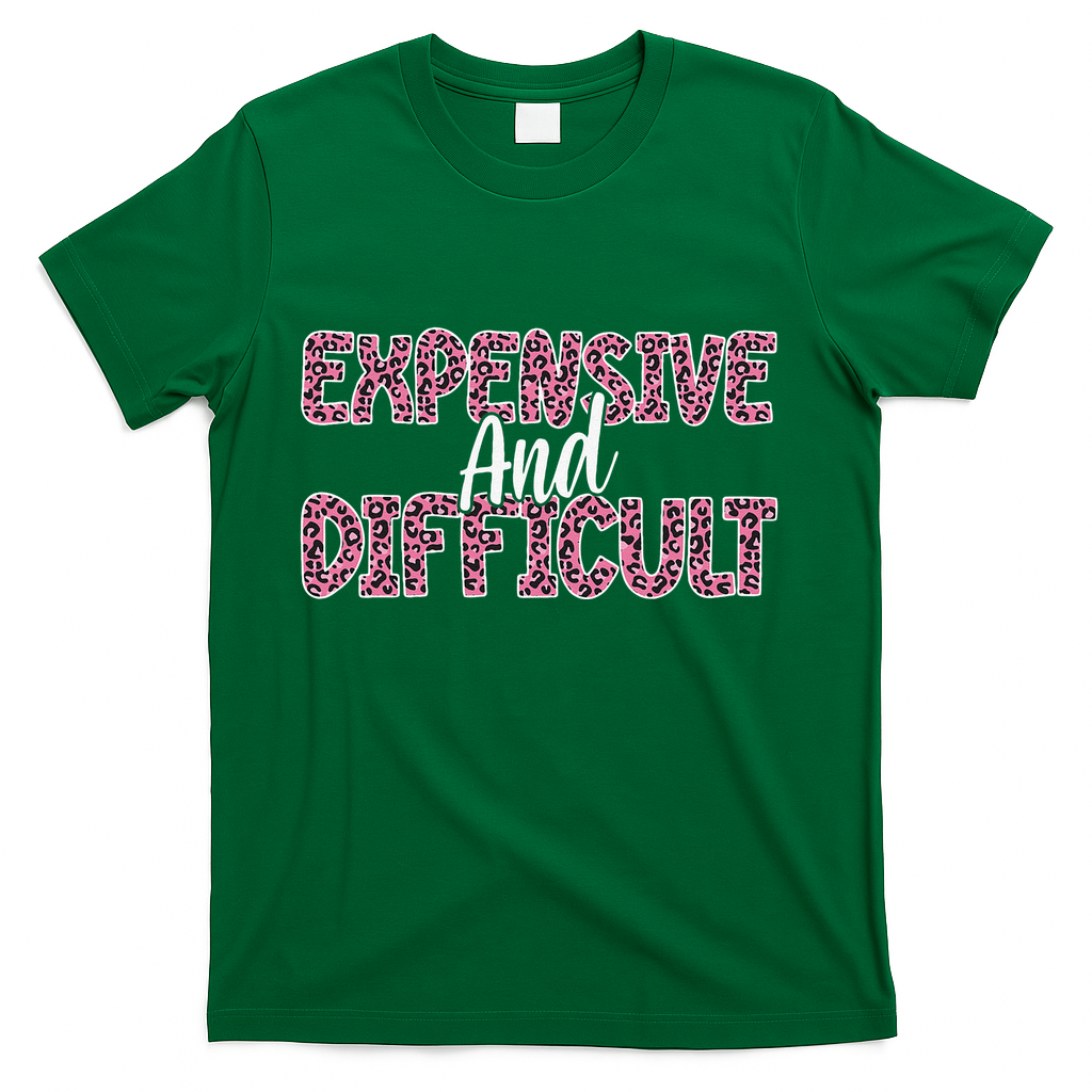 Expensive And Difficult Funny Mom Life For Bougie Women T-Shirt