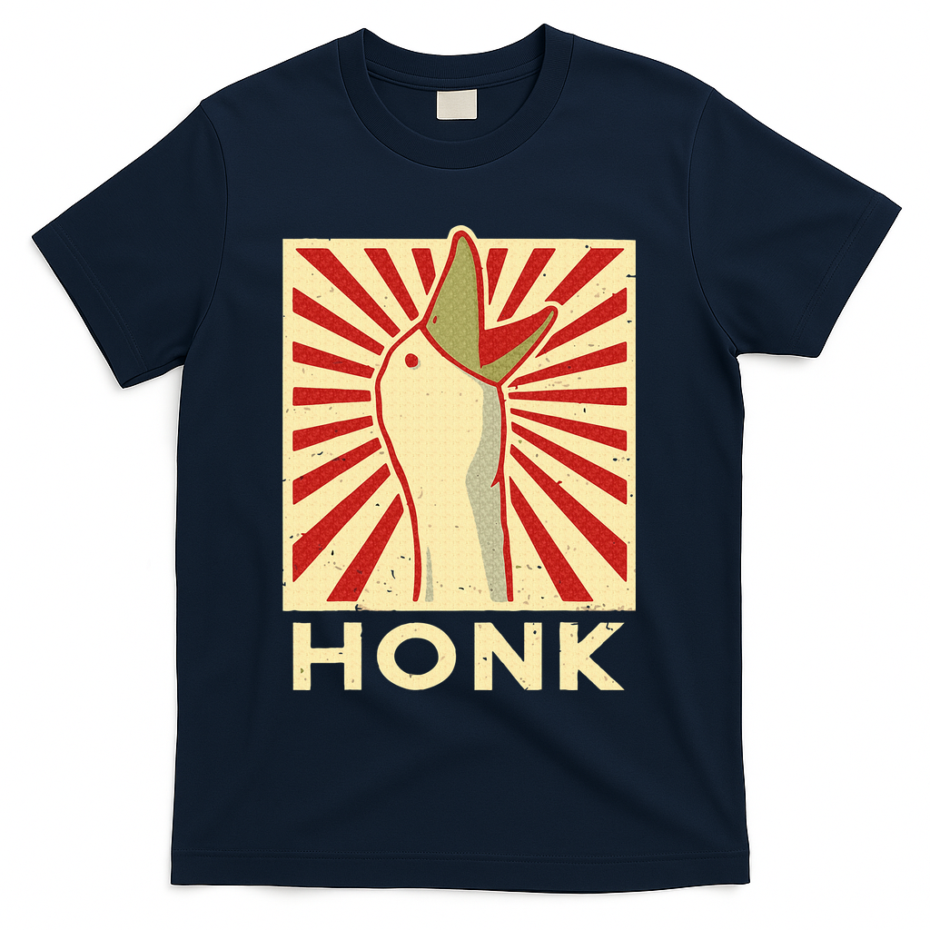 Honk goose  Funny Duck chicken meme Idea  T-Shirt