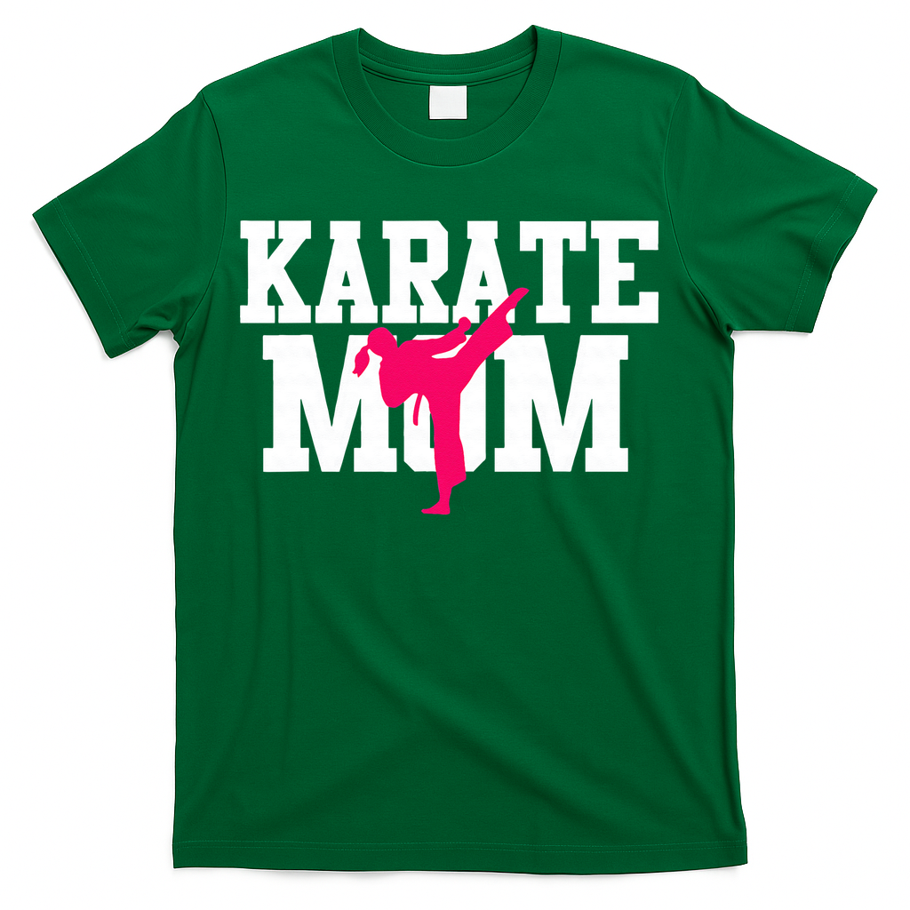 Karate Mom Mother's Day Martial Arts Kickboxing Taekwondo T-Shirt