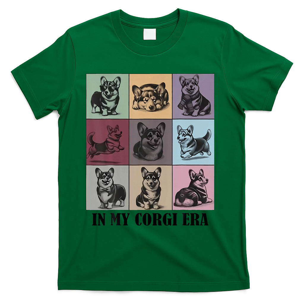 In My Corgi Era Funny Corgi Mom Dog Lover T-Shirt
