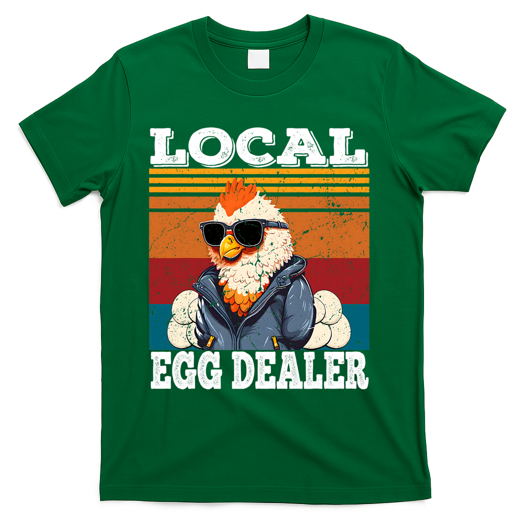Local Egg Dealer Funny Egg Peddler Chicken Egg Farmer T-Shirt