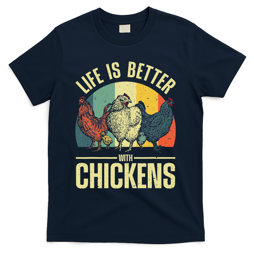 Cute Chicken For Wo Chicken Farmer Whisperer Lovers T-Shirt