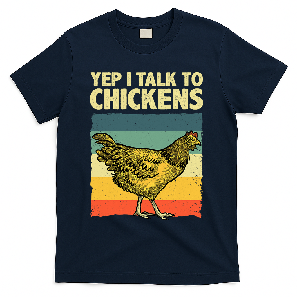 Funny Chicken Art Poultry Chicken Farmer T-Shirt