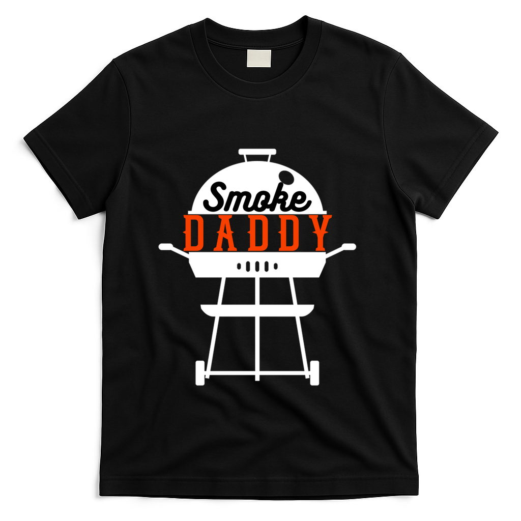 Smoky Daddy Bbq Grill Party Present Gift T-Shirt