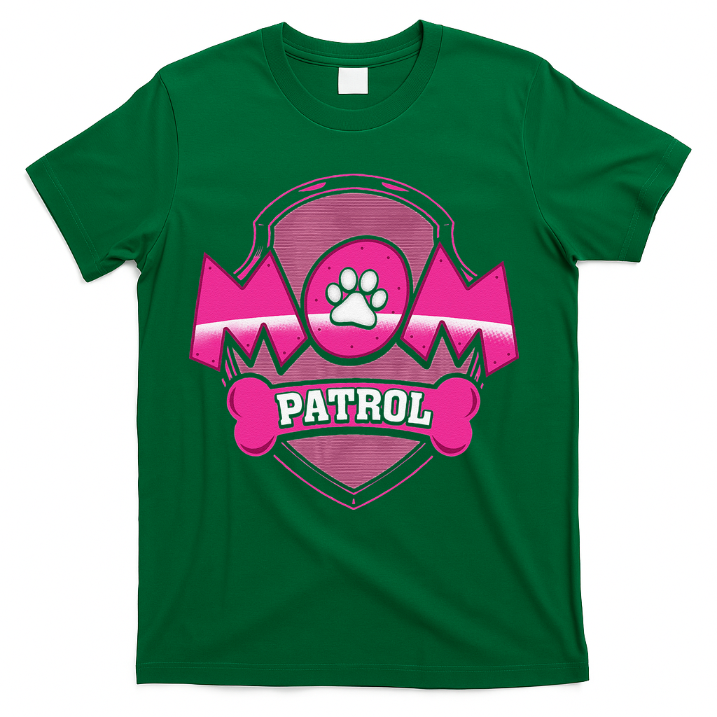 Funny Mom Patrol Dog Puppy Mom Patrol T T-Shirt