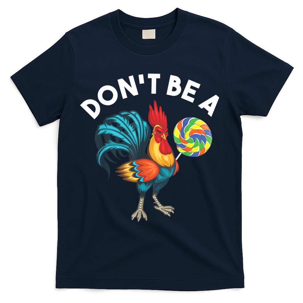 Don't Be A Cook Sucker Chicken Lollipop Sarcastic Humor T-Shirt