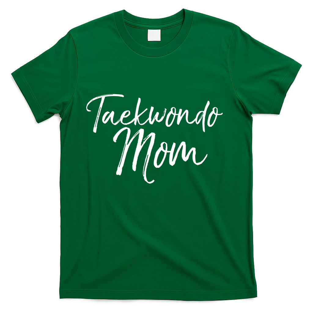 Cute Martial Arts Mother Gift For Mma Moms Taekwondo Mom Gift T-Shirt