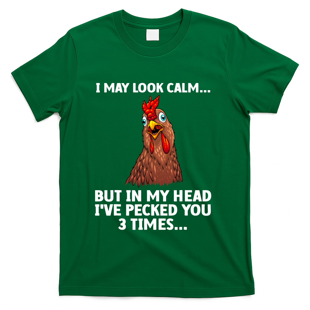 Funny Chicken Design Poultry Chicken Farmer T-Shirt