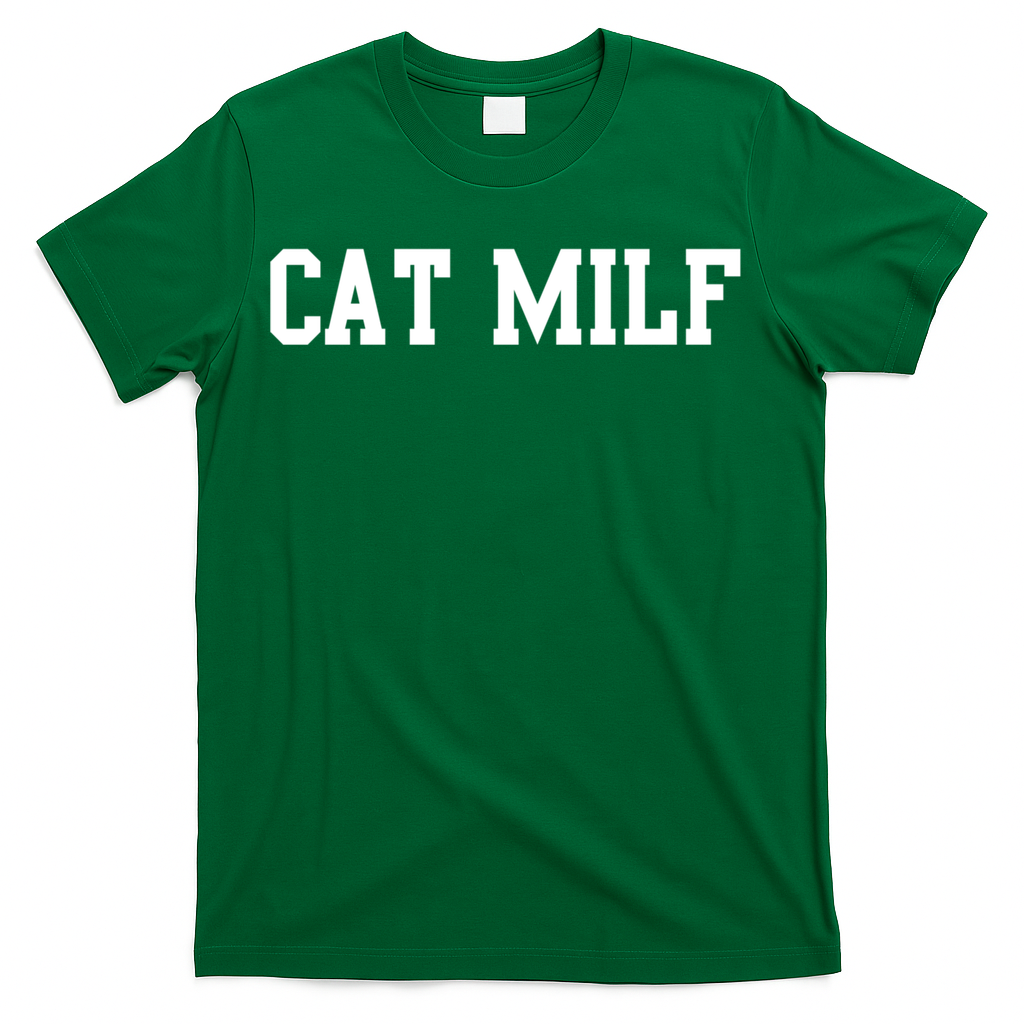 Cat Milf Funny Cat Mom Cat Lovers Cute Gift T-Shirt