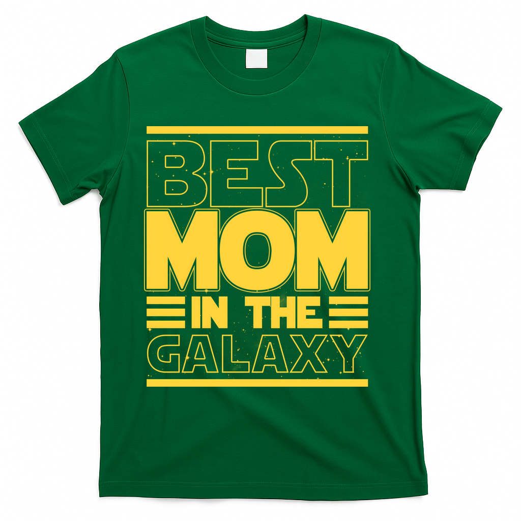 Funny Best Mom In The Galaxy SciFi Fan T-Shirt