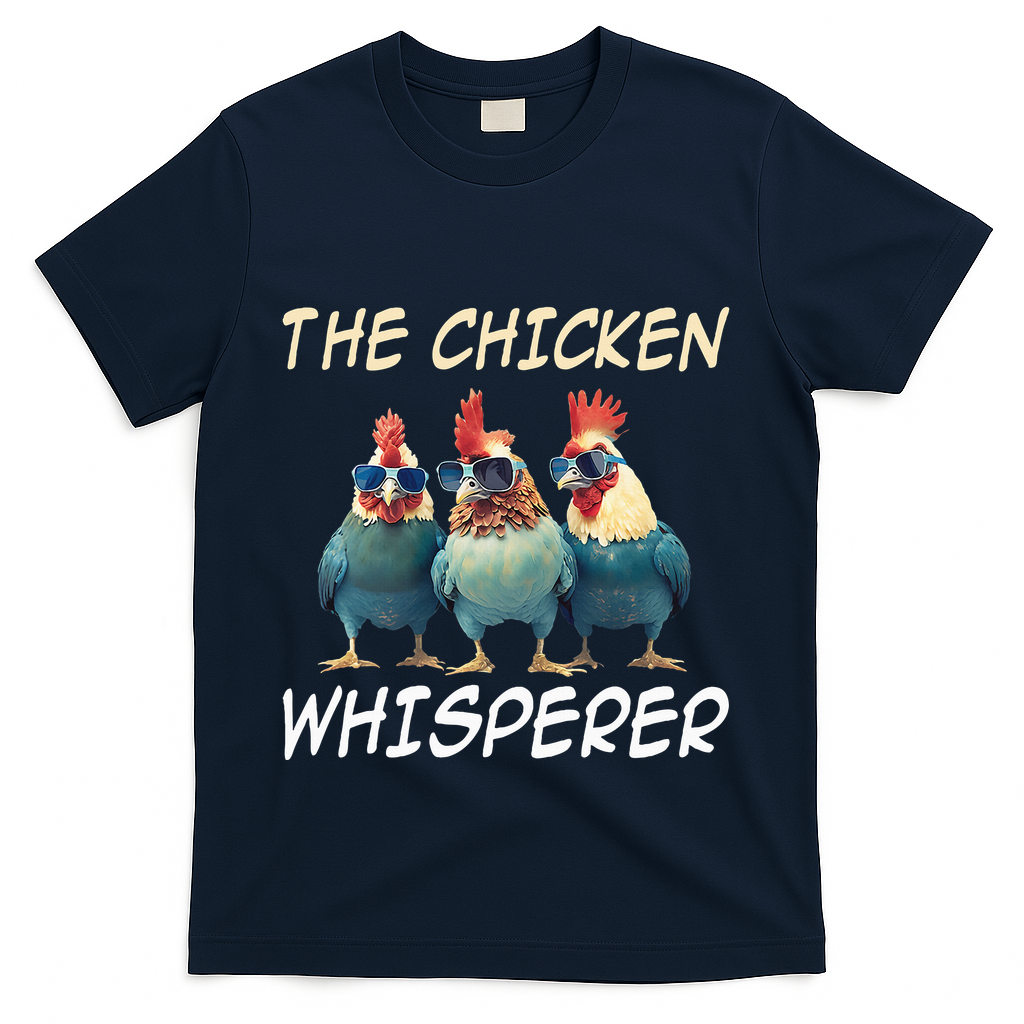 The Chicken Whisperer Retro Vintage Funny Chicken Farmer T-Shirt