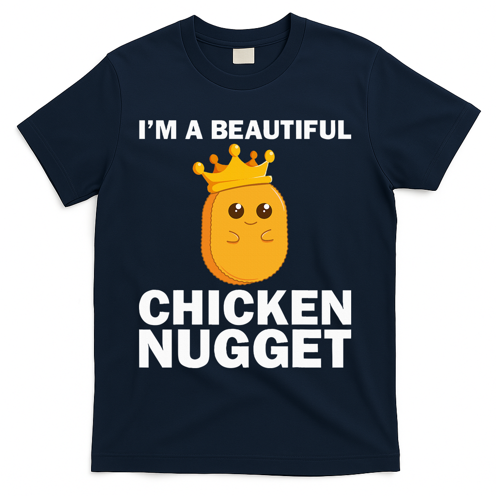 Cute Chicken Nugget Art Chicken Nugget Lover T-Shirt