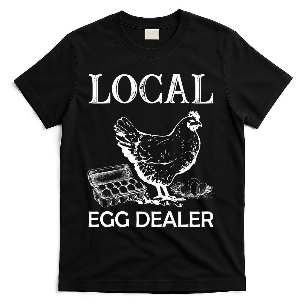 Local Egg Dealer Funny Chicken T-Shirt