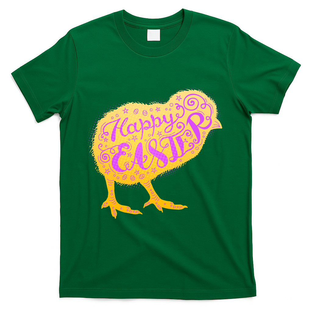 Funny Cute Happy Easter Chick T-Shirt