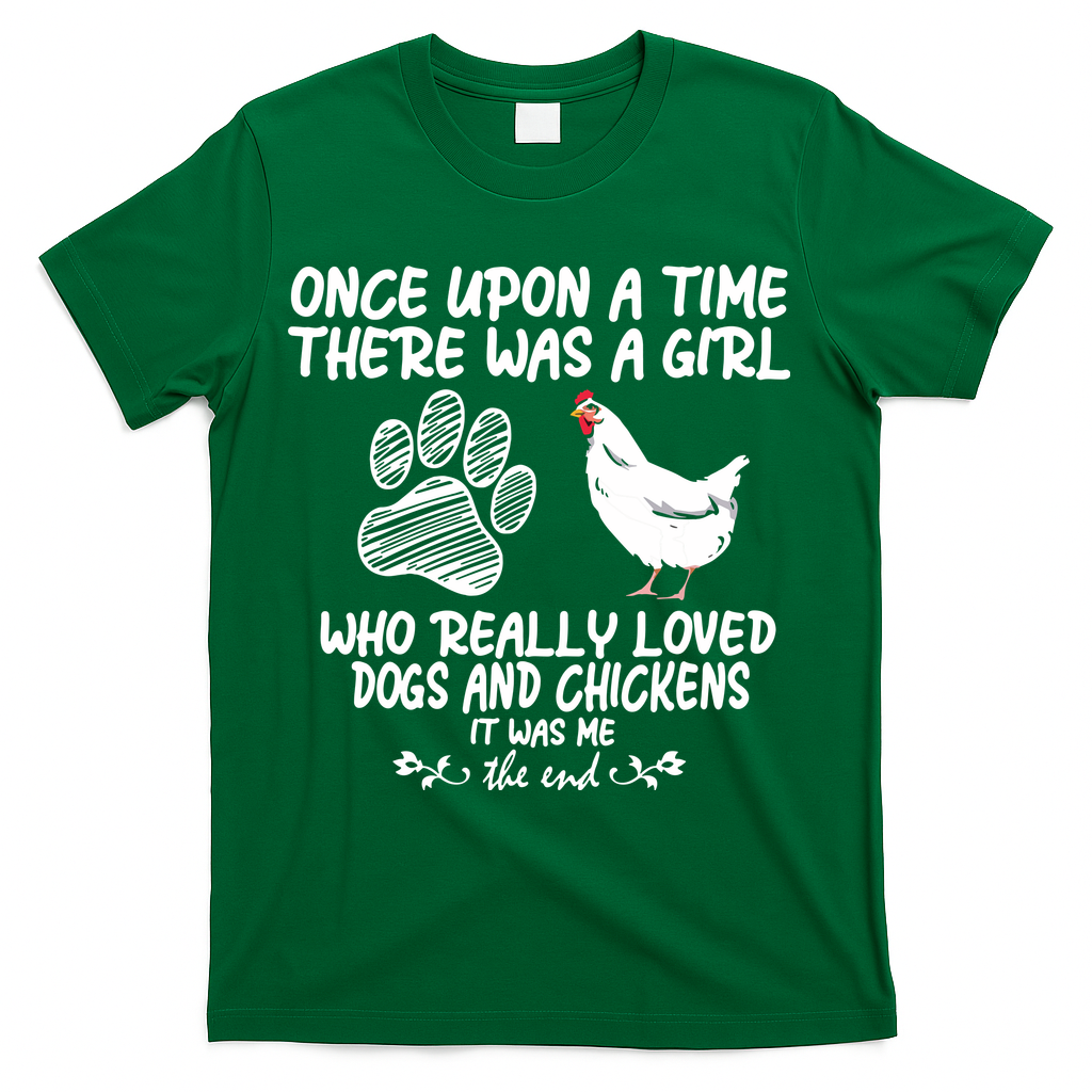 Funny Chicken Shirts For Women Funny Dog Tee Farmer T-Shirt