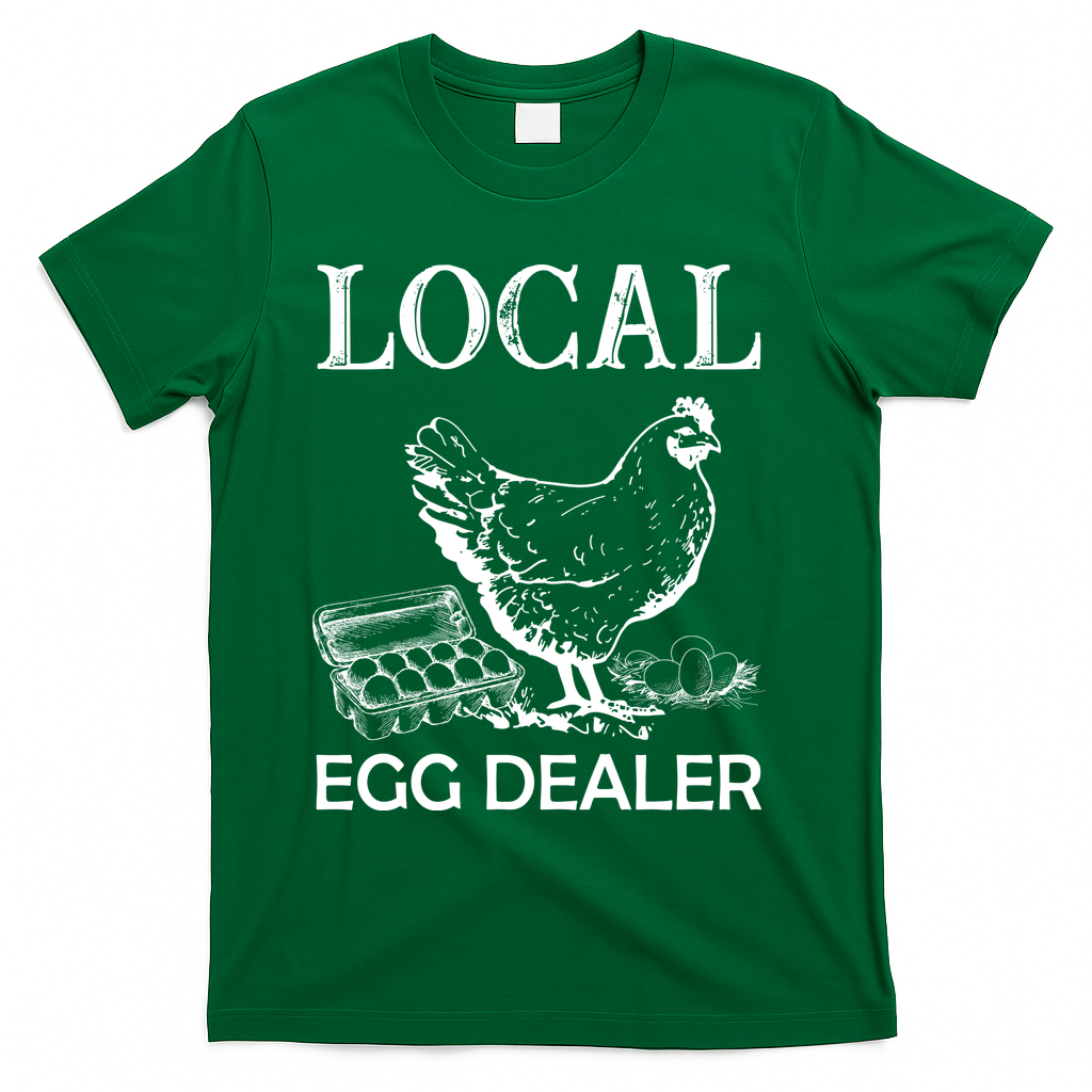 Local Egg Dealer Funny Chicken T-Shirt