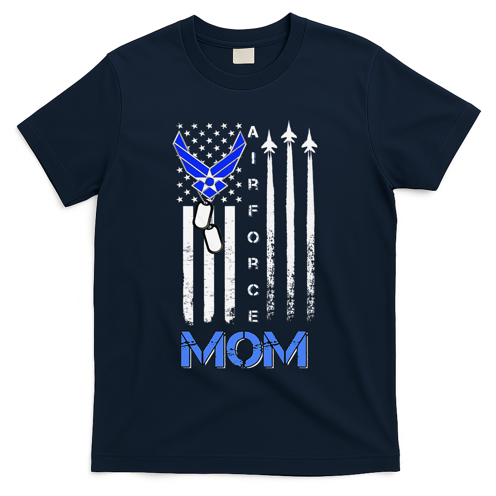 Air Force Mom, USAF Mom Tee, Women's Day Gift Veteran T-Shirt