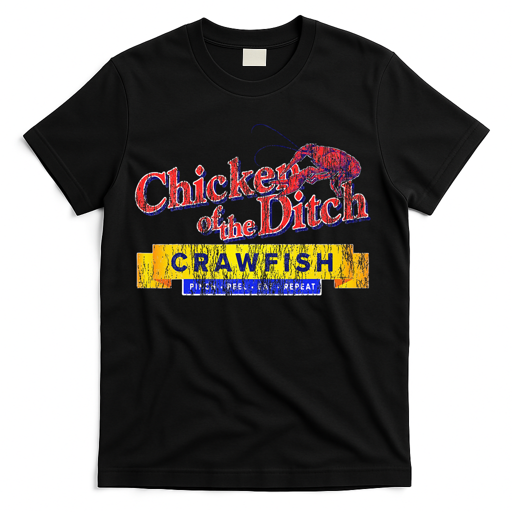 Chicken Of The Ditch Crawfish Crawfish Boil T-Shirt