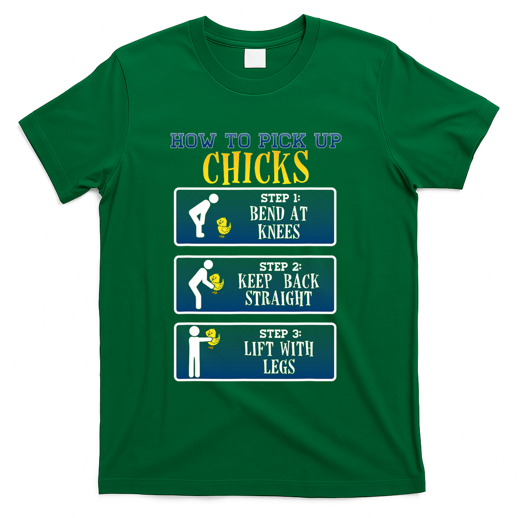 How To Pick Up Chicks Funny Chicken T-Shirt
