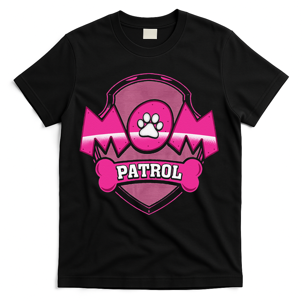Funny Mom Patrol Dog Puppy Mom Patrol T T-Shirt