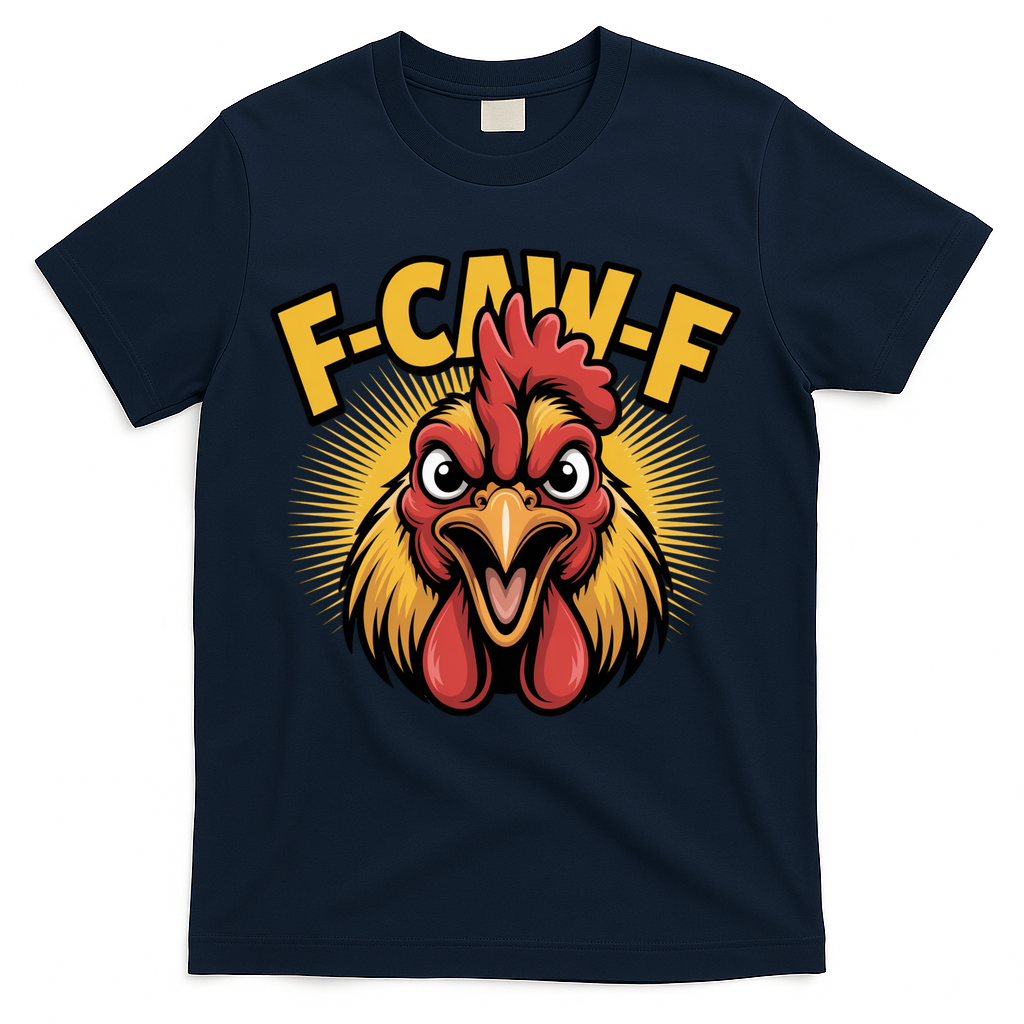 F-Caw-F Chicken Rooster T-Shirt
