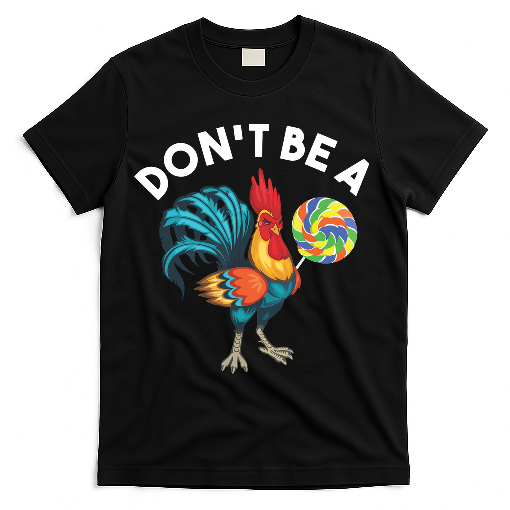 Dont Be A Cook Sucker Chicken Lollipop Sarcastic Humor T-Shirt