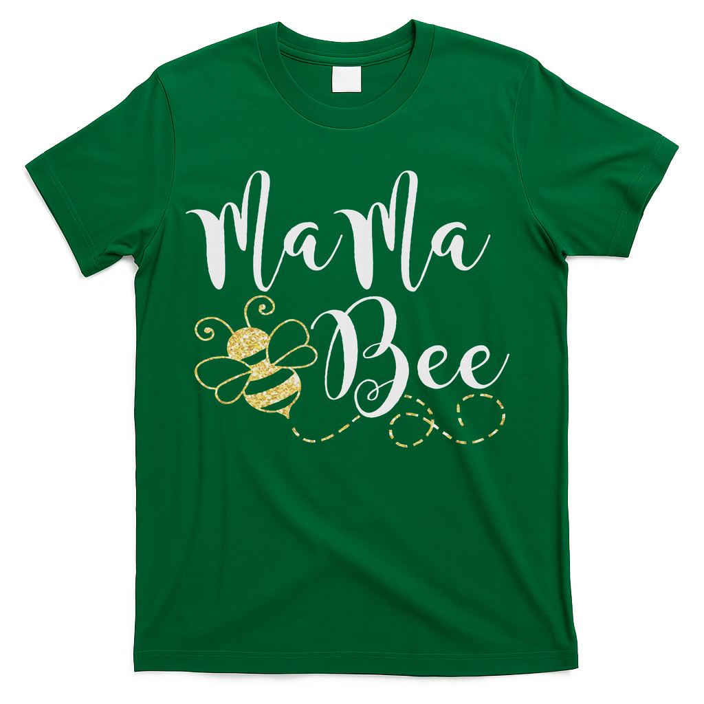 Birthday Bee Family Mama Bee Mom Mothers Gift For Women T-Shirt