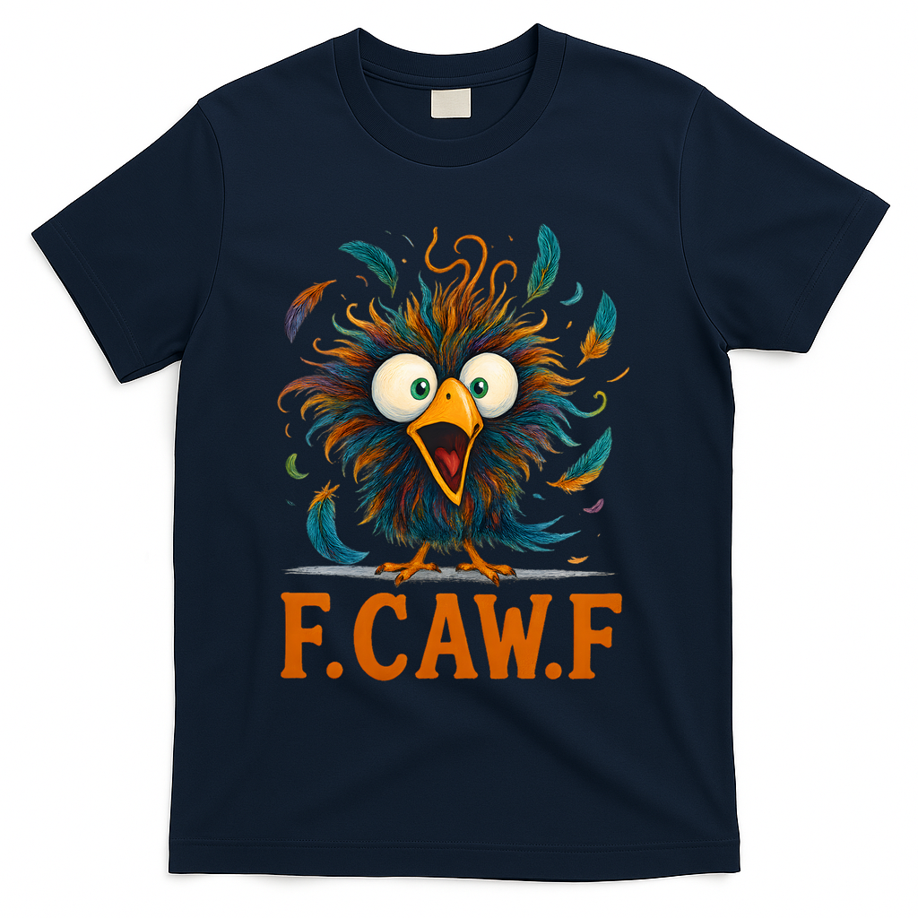 F-Caw-F Funny Rooster Chicken Clucking Meme T-Shirt