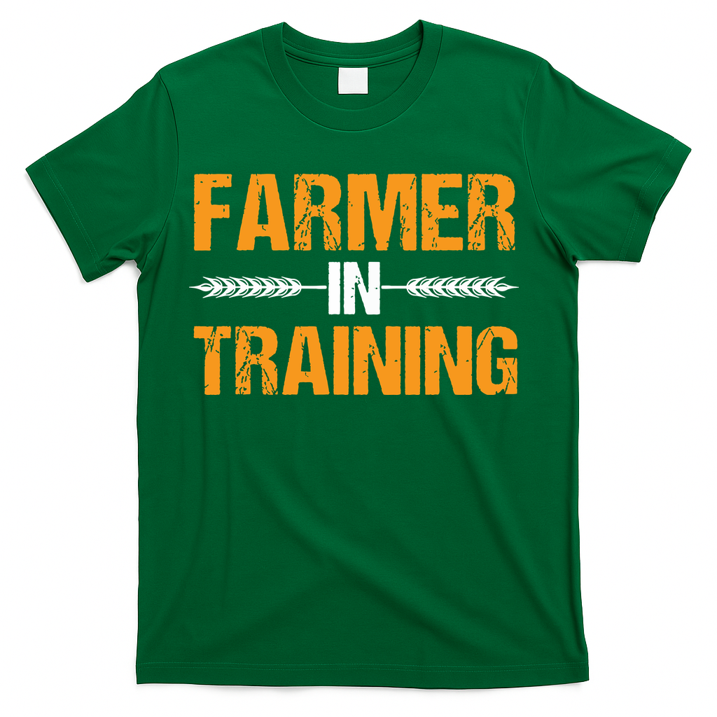 Funny Farmer In Training Apparel Farm Farming T-Shirt