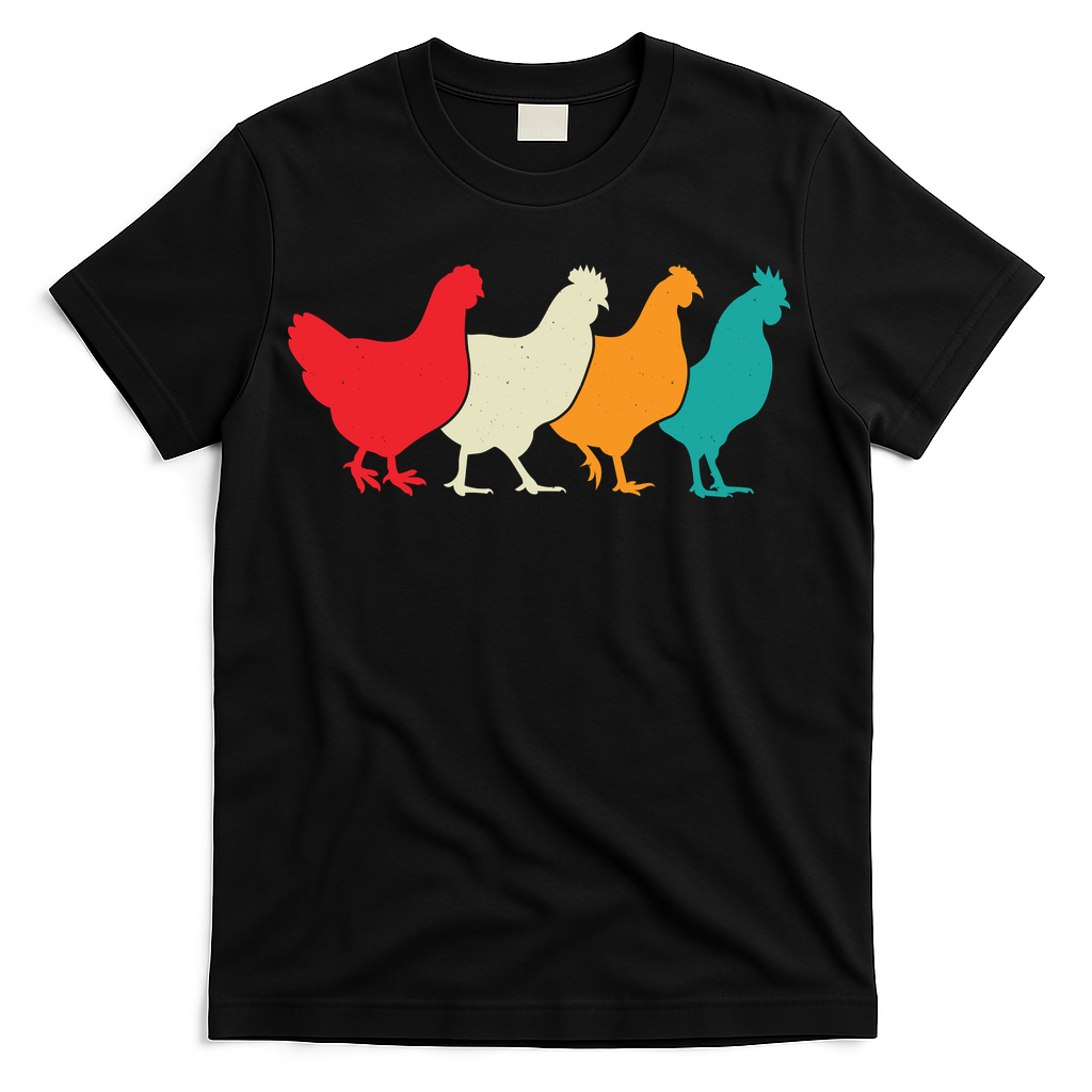 Chicken Lovers Retro Vintage Chicken T-Shirt