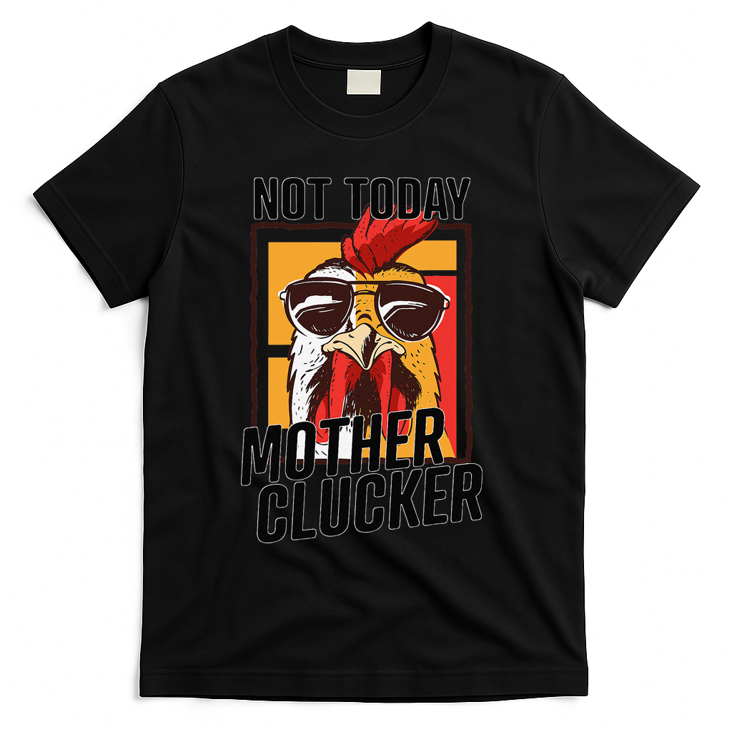 Not Today Mother Clucker Cool Chicken Lover Pun Farming T-Shirt
