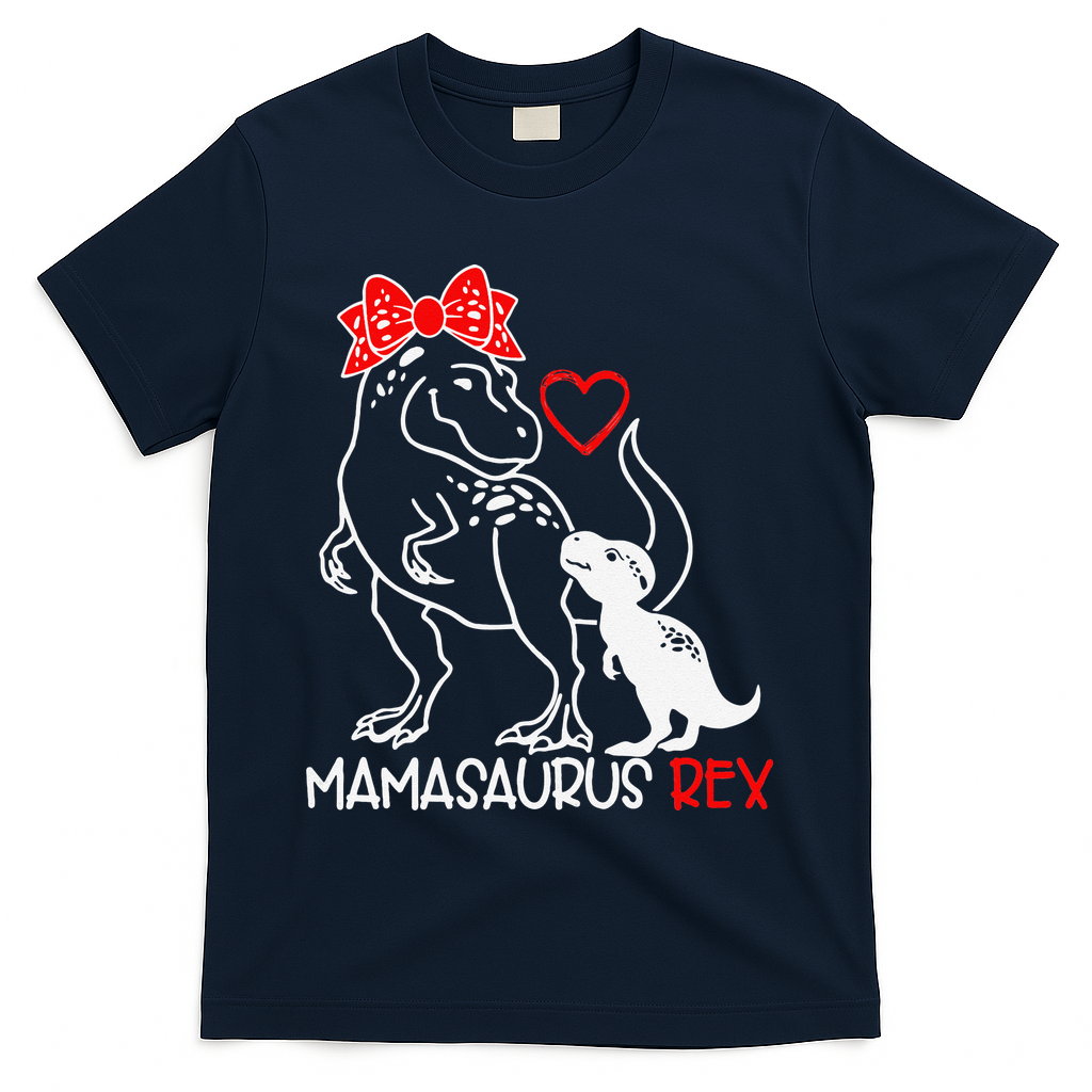 Womens Mamasaurus Dinosaur Funny Women's Costume T Rex Mother's Day T-Shirt
