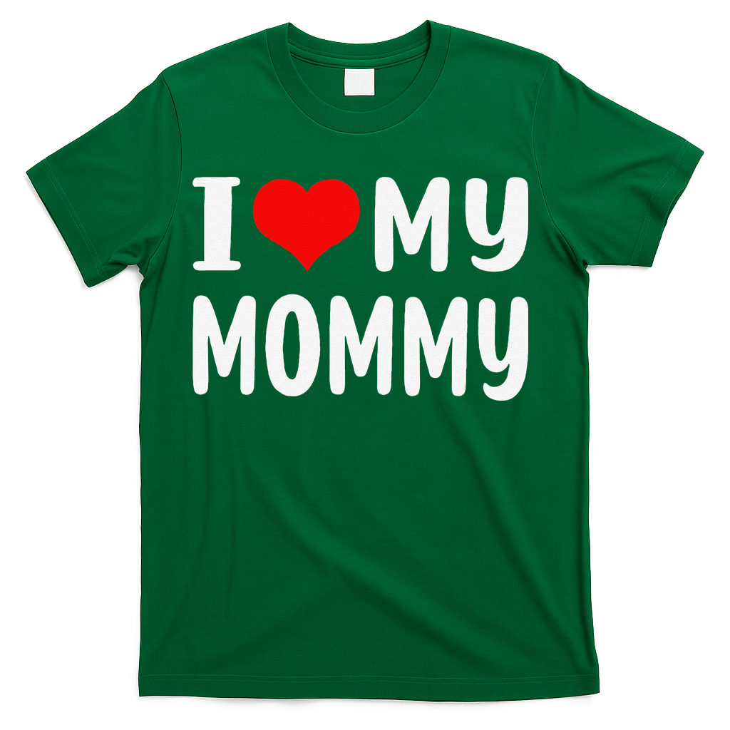 I Love My Mommy Funny Mothers Day Gifts For Mom Mama T-Shirt