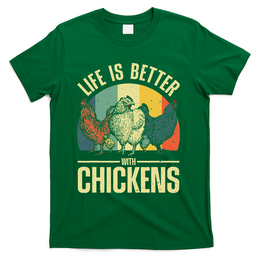 Cute Chicken For Wo Chicken Farmer Whisperer Lovers T-Shirt