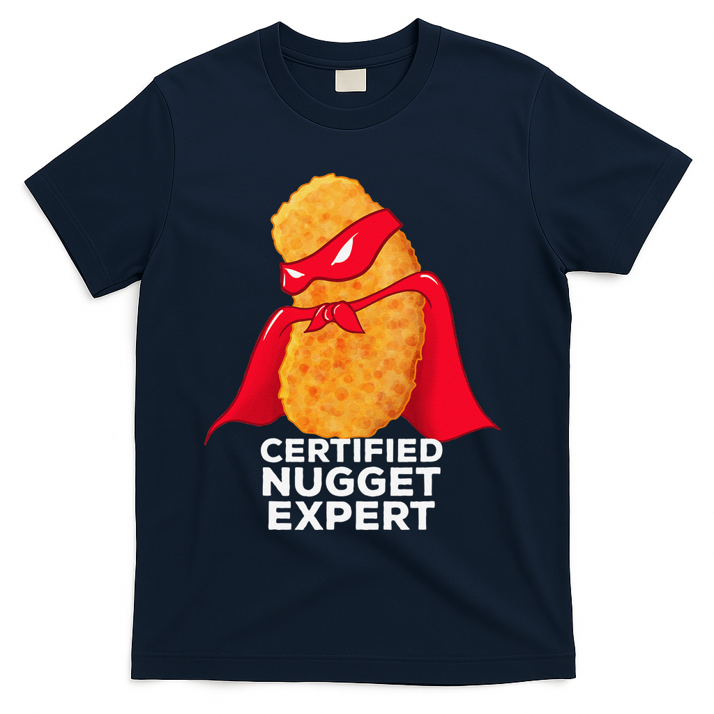 Chicken Nugget Certified Nugget Expert Halloween Costume T-Shirt
