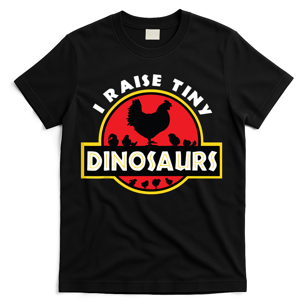 I Raise Tiny Dinosaurs Chicken Lover T-Shirt