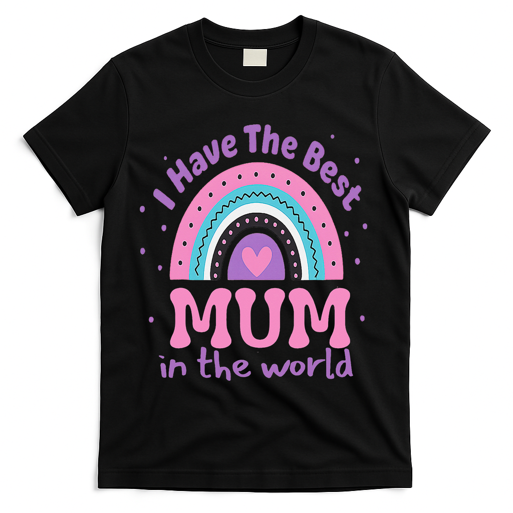Happy Mothers Day For And Baby Funny Mom Mum T-Shirt