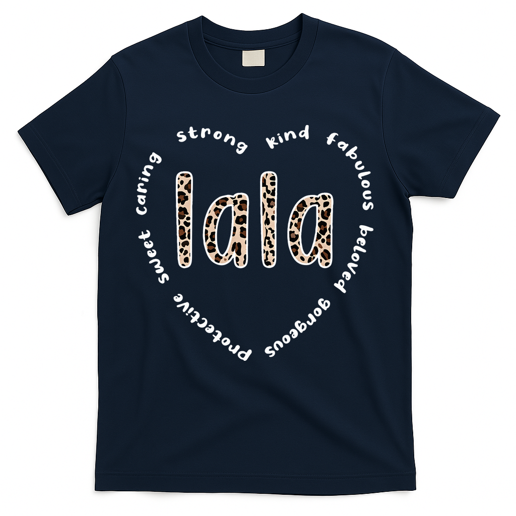 Womens Lala Heart Lala Grandmother Appreciation Lala Grandma T-Shirt