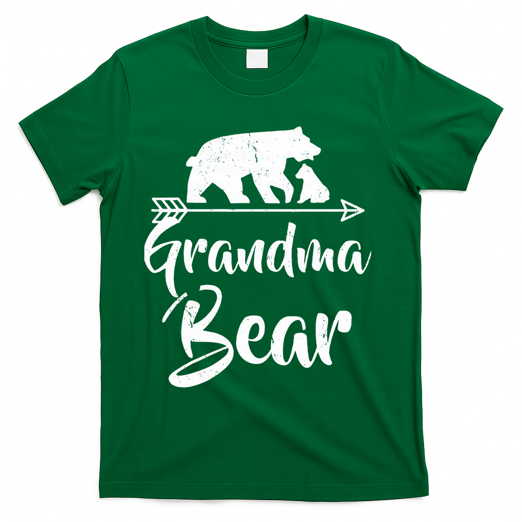 Grandma Bear Best Gift Mother's Father's Day T-Shirt