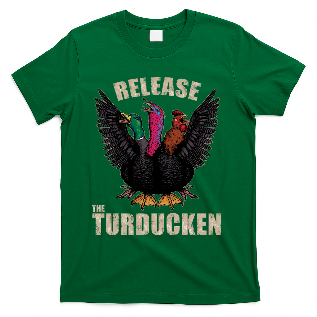 Thanksgiving Day Turkey Turducken Kaiju Monster Ugly Sweater Cute Gift T-Shirt